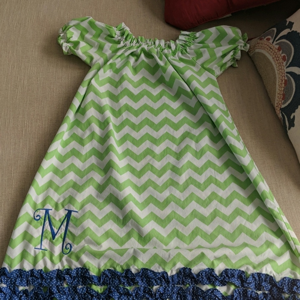 M monogram dress